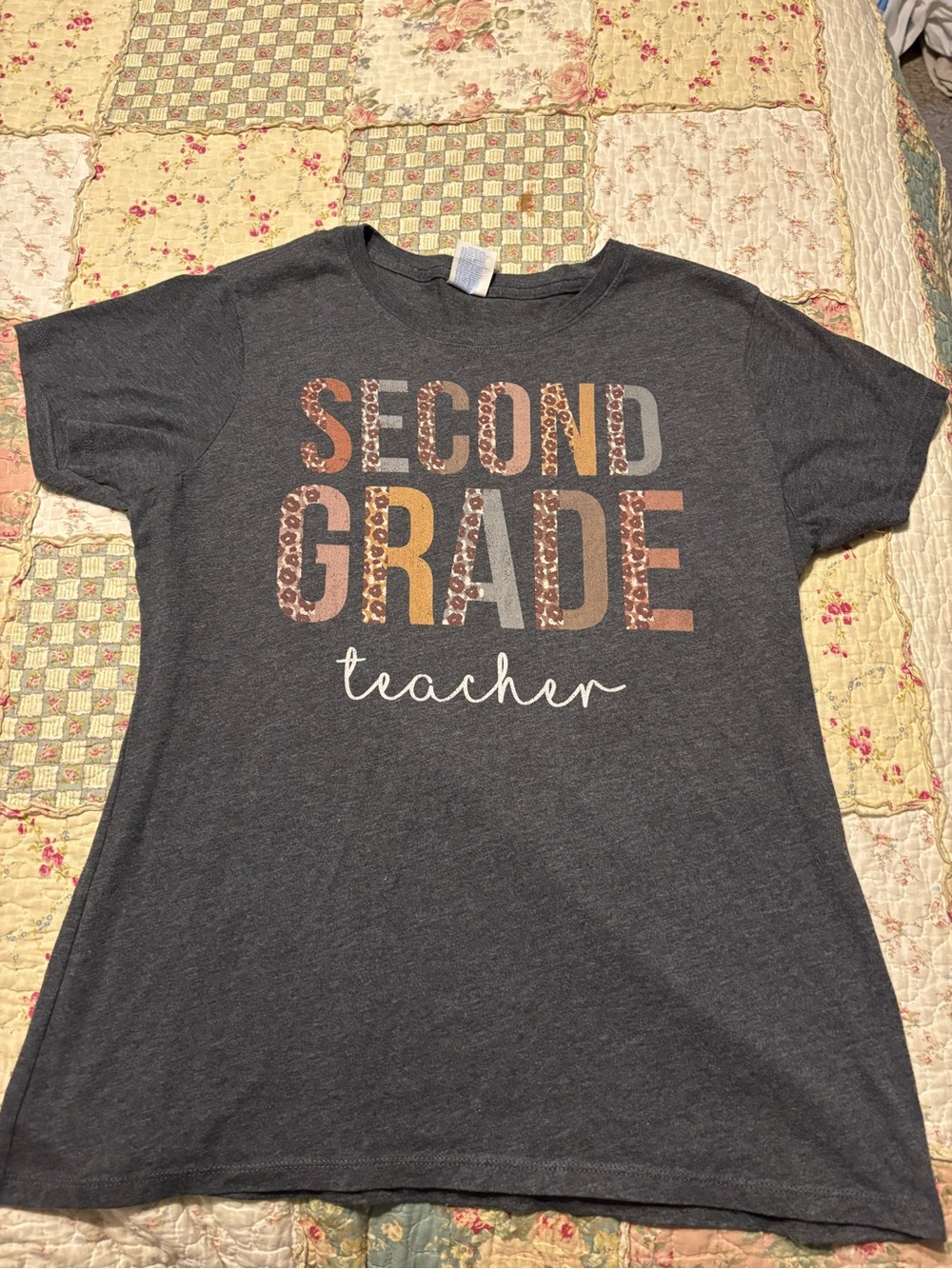 Second Grade Teacher T-Shirt - Large